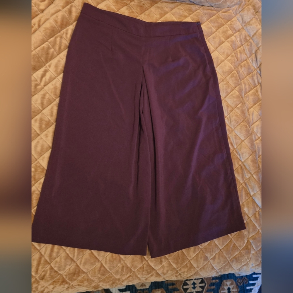 Forever 21 Plum Wide Leg Culottes